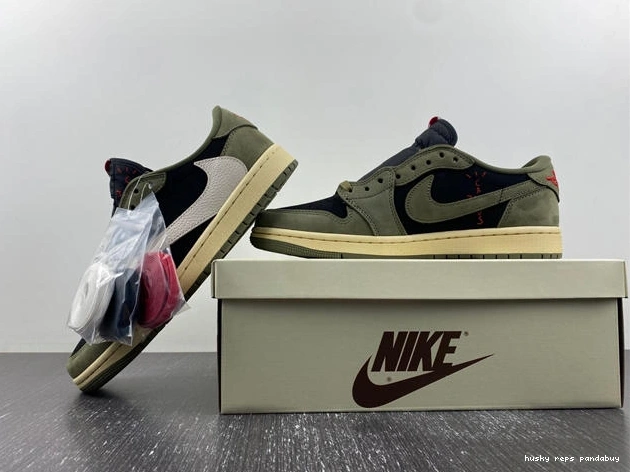 Cheap Husky 1 Low AJ1 Jordan x DM7866- TS Travis OG 3575 x Scott Original Air 1027